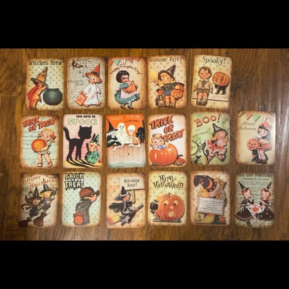 Halloween cards for garland